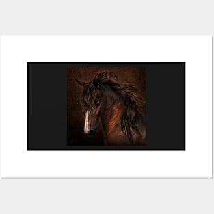 Romantic toasted horse Posters and Art